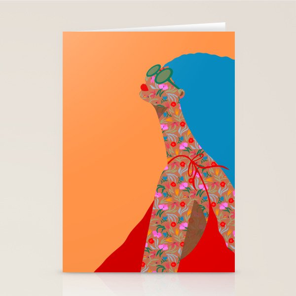 Portrait in Wild Botanica Stationery Card Gallery Image 1