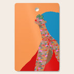 Portrait in Wild Botanica Cutting Board Gallery Image 1