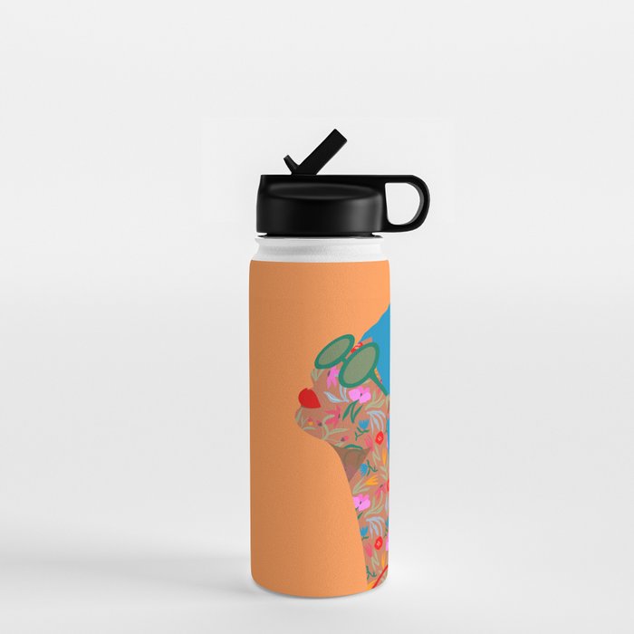 Portrait in Wild Botanica Water Bottle Gallery Image 1