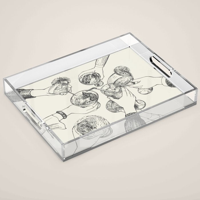 Cheers Acrylic Tray Gallery Image 1