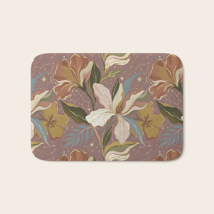 Celestial Iris Garden Bath Mat Gallery Image 1