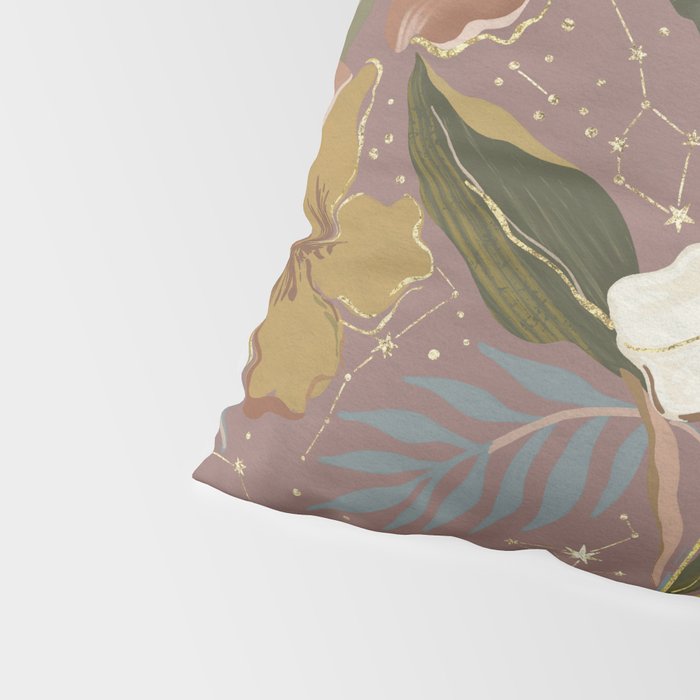 Celestial Iris Garden Pillow Sham Gallery Image 4