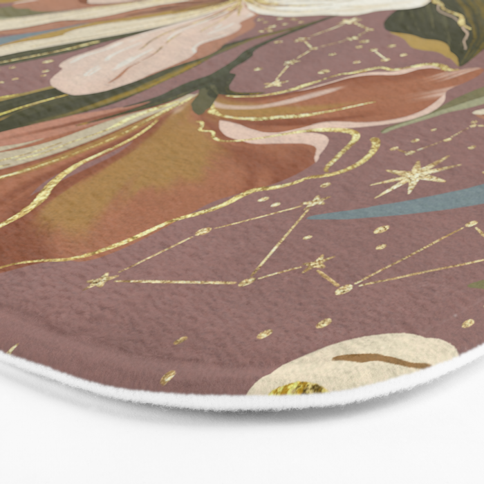 Celestial Iris Garden Bath Mat Gallery Image 3
