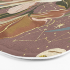 Celestial Iris Garden Bath Mat Gallery Image 3