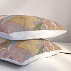 Celestial Iris Garden Pillow Sham Gallery Image 3
