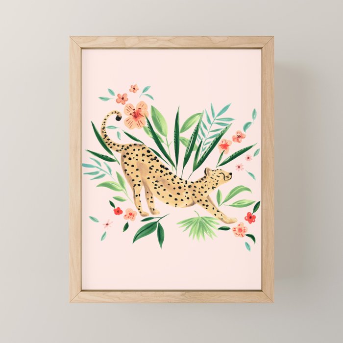 Cheetah Mini Art Print Gallery Image 1
