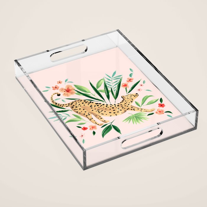 Cheetah Acrylic Tray Gallery Image 1