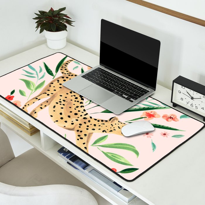 Cheetah Desk Mat Gallery Image 2