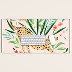 Cheetah Desk Mat Gallery Image 1