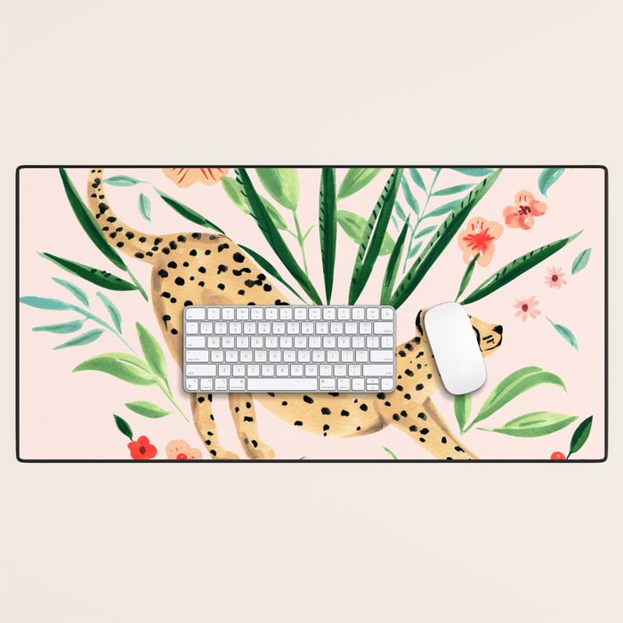 Cheetah Desk Mat Gallery Image 1