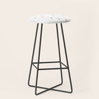 Mountain Skiers Pattern Stool Gallery Image 1