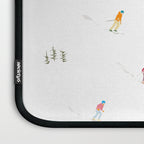 Mountain Skiers Pattern Laptop Sleeve Gallery Image 3