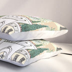 Tuscan villas watercolor Pillow Sham Gallery Image 3