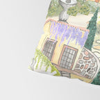 Tuscan villas watercolor Pillow Sham Gallery Image 4