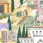 Tuscan villas watercolor Coffee Mug Gallery Image 2