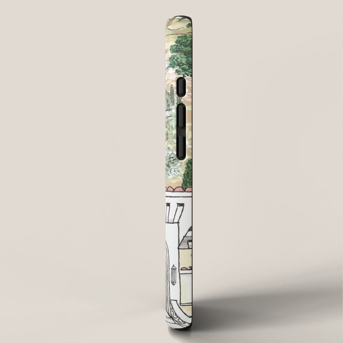 Tuscan villas watercolor iPhone Case Gallery Image 2