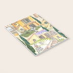 Tuscan villas watercolor Notebook Gallery Image 3