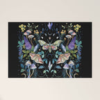 Crystals Moth Mushrooms Welcome Mat Gallery Image 1