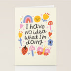 No Idea What I'm Doing Quote Stationery Card Gallery Image 2