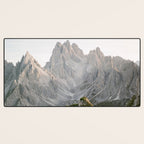 Tre cime peaks | Travel fine art photography print Italy | Pastel adventure vibes Desk Mat Gallery Image 3
