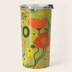 Leo Floral Folk Art  Travel Mug Gallery Image 2