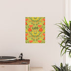 Leo Floral Folk Art  Poster Gallery Image 2