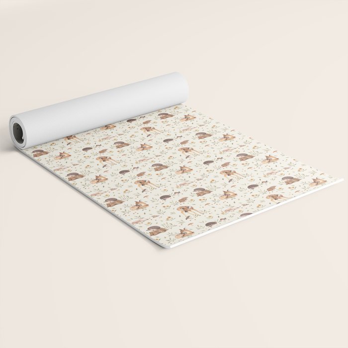 Woodland Critters  Yoga Mat Gallery Image 2