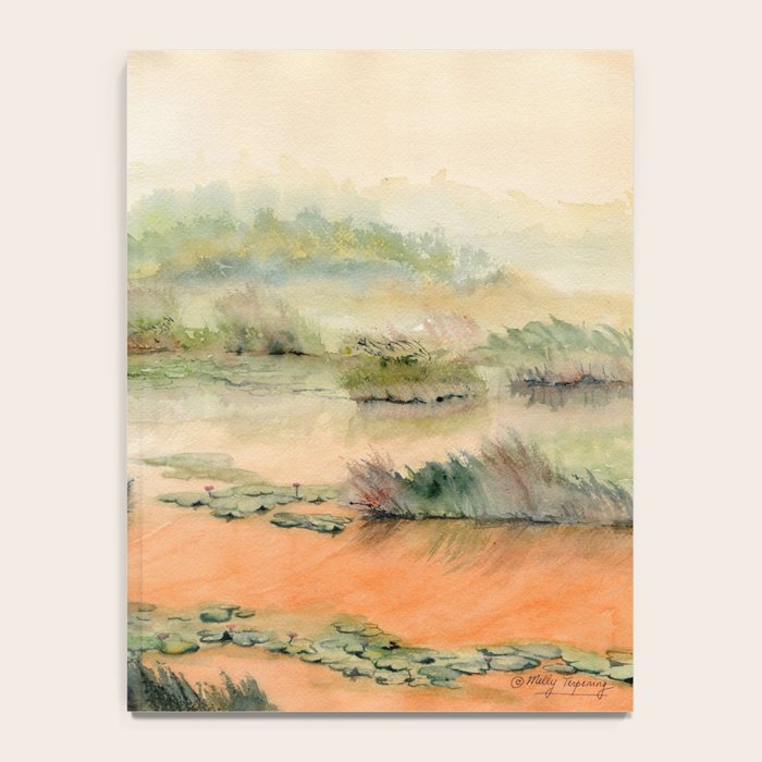 Egret On The Marsh Notebook Gallery Image 4