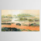 Egret On The Marsh Tablecloth Gallery Image 2