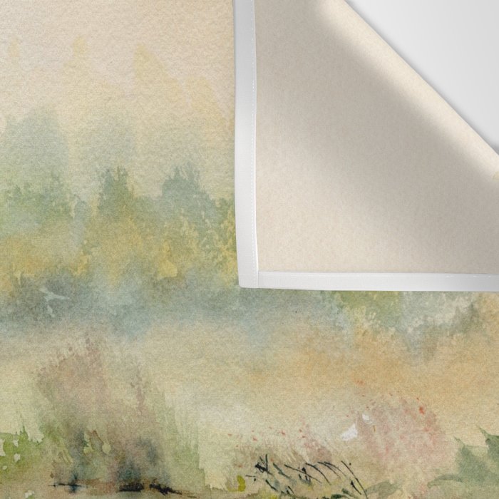 Egret On The Marsh Wall Tapestry Gallery Image 3