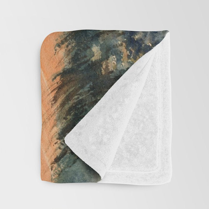 Egret On The Marsh Throw Blanket Gallery Image 3