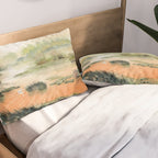 Egret On The Marsh Pillow Sham Gallery Image 2