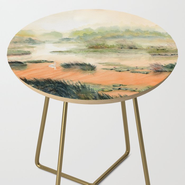 Egret On The Marsh Side Table Gallery Image 2