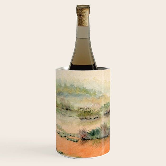 Egret On The Marsh Wine Chiller Gallery Image 3