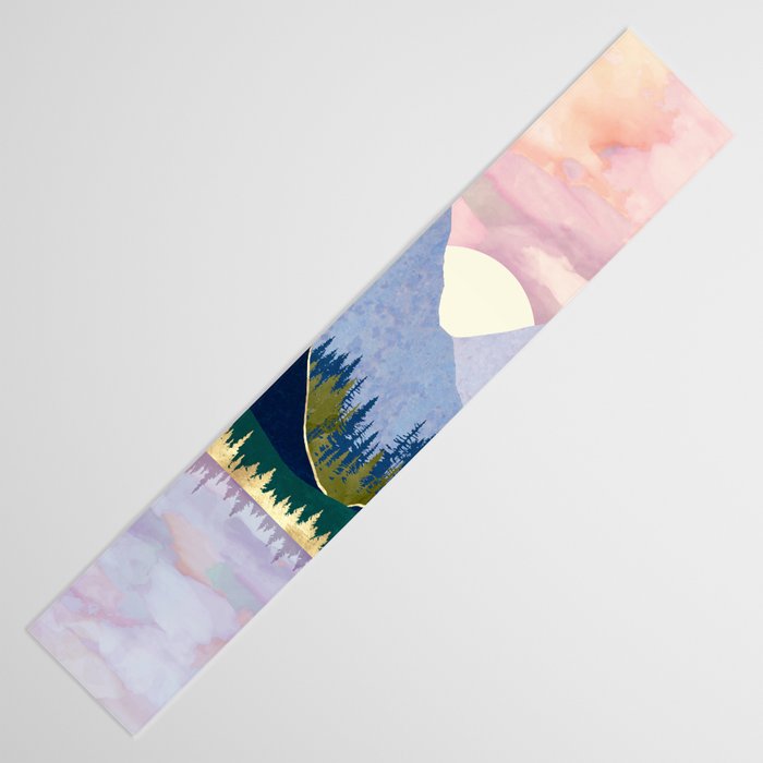 Winter Mountain Lake Table Runner Gallery Image 3