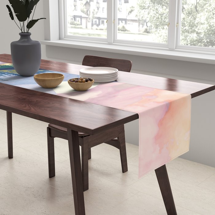 Winter Mountain Lake Table Runner Gallery Image 2
