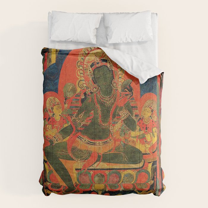 Hindu Krishna Tapestry Comforter Gallery Image 1