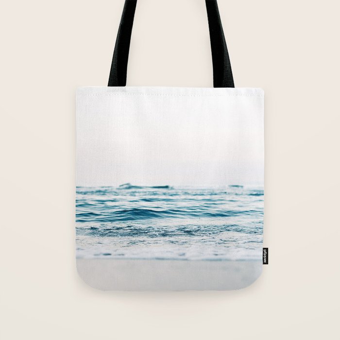 Blue Ocean Waves  Tote Bag Gallery Image 1