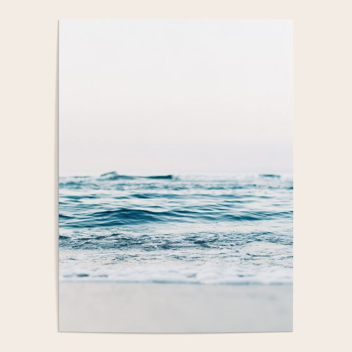 Blue Ocean Waves  Poster Gallery Image 4