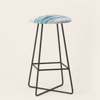 Blue Ocean Waves  Stool Gallery Image 1