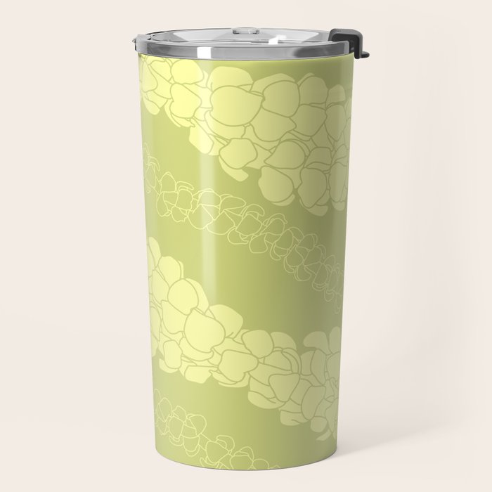 Puakenikeni lei Hawaii art v1 Travel Mug Gallery Image 2
