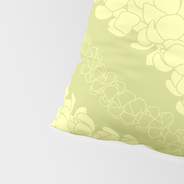 Puakenikeni lei Hawaii art v1 Pillow Sham Gallery Image 4