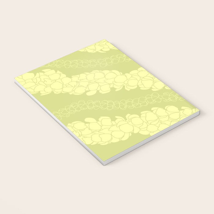 Puakenikeni lei Hawaii art v1 Notebook Gallery Image 3
