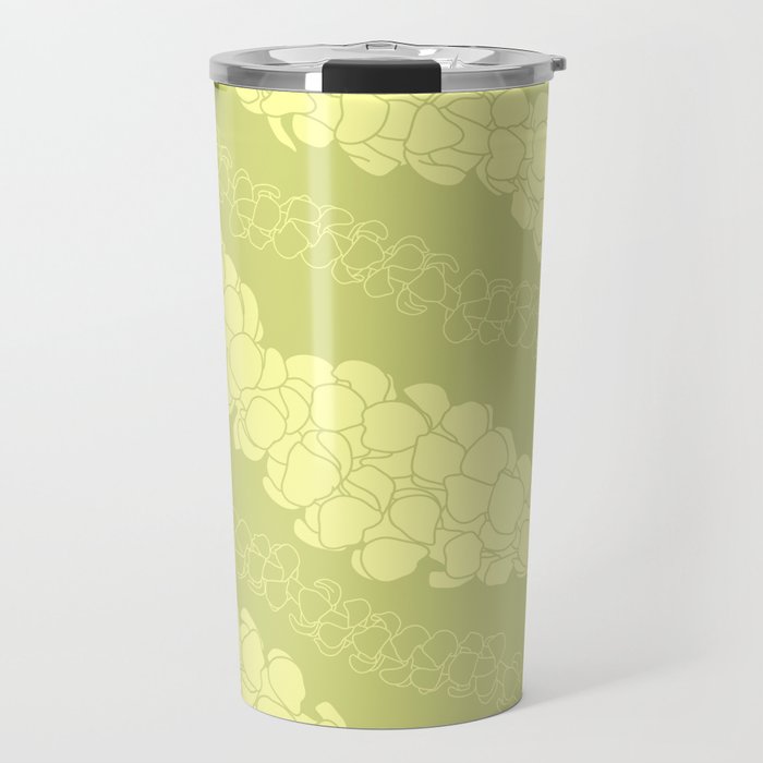 Puakenikeni lei Hawaii art v1 Travel Mug Gallery Image 1
