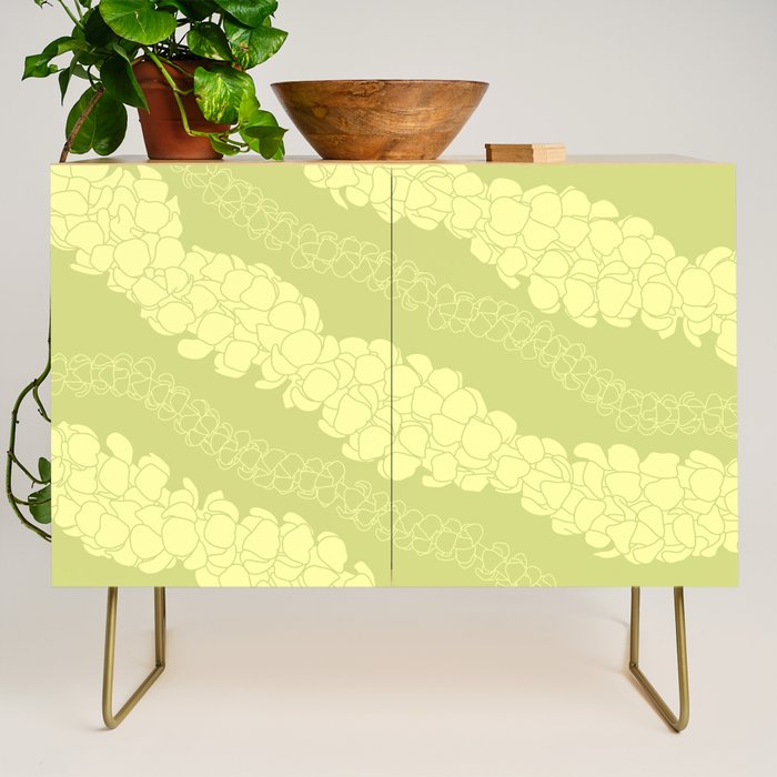 Puakenikeni lei Hawaii art v1 Credenza Gallery Image 1