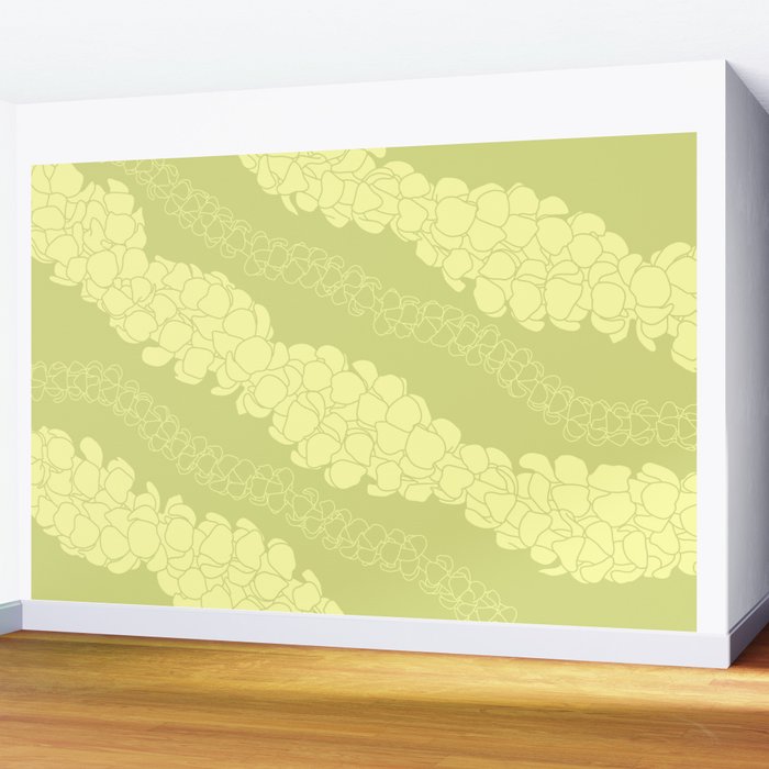 Puakenikeni lei Hawaii art v1 Wall Mural Gallery Image 2