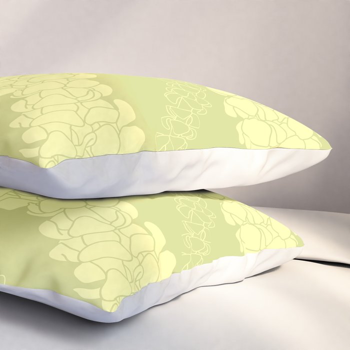 Puakenikeni lei Hawaii art v1 Pillow Sham Gallery Image 3