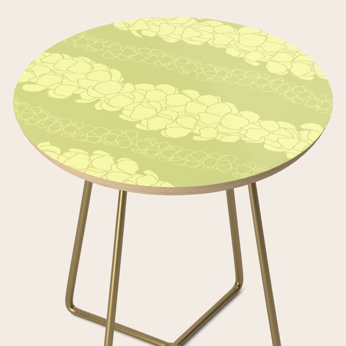 Puakenikeni lei Hawaii art v1 Side Table Gallery Image 2