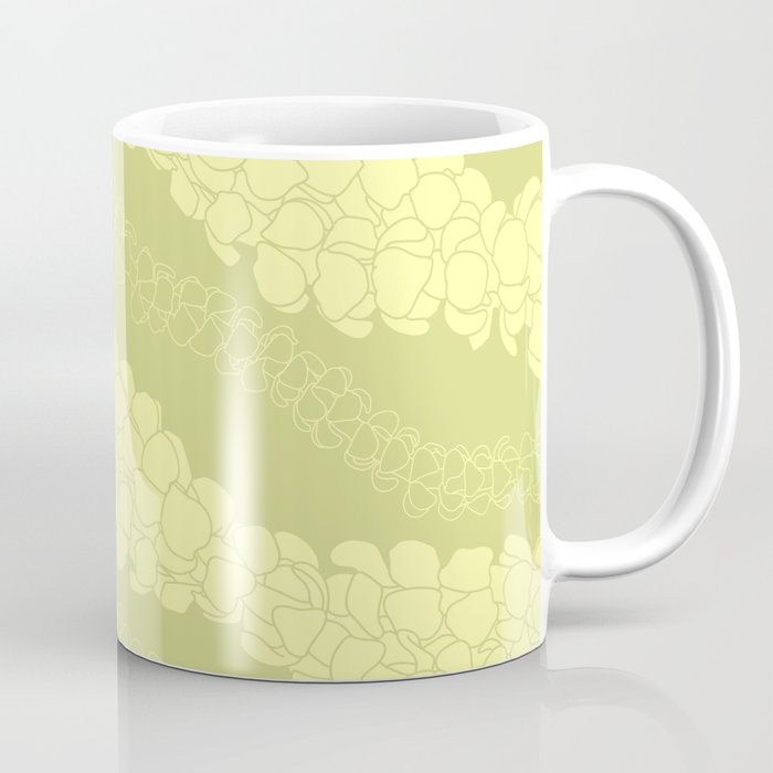 Puakenikeni lei Hawaii art v1 Coffee Mug Gallery Image 1