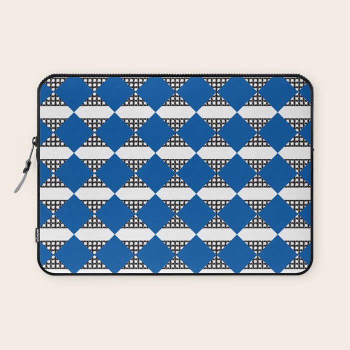 Modern boho (sapphire blue) Laptop Sleeve Gallery Image 1